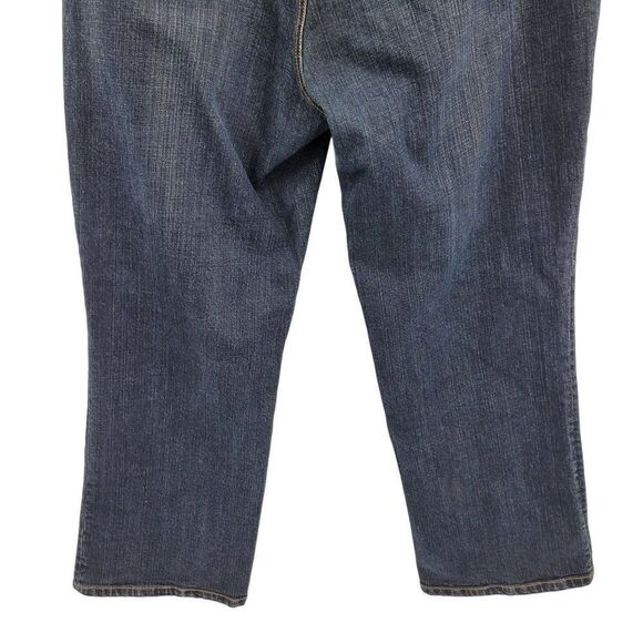 Vintage 80s Venezia Jeans 16 Dark Wash High-rise Straight Leg Beaded Embellished - Picture 7 of 11